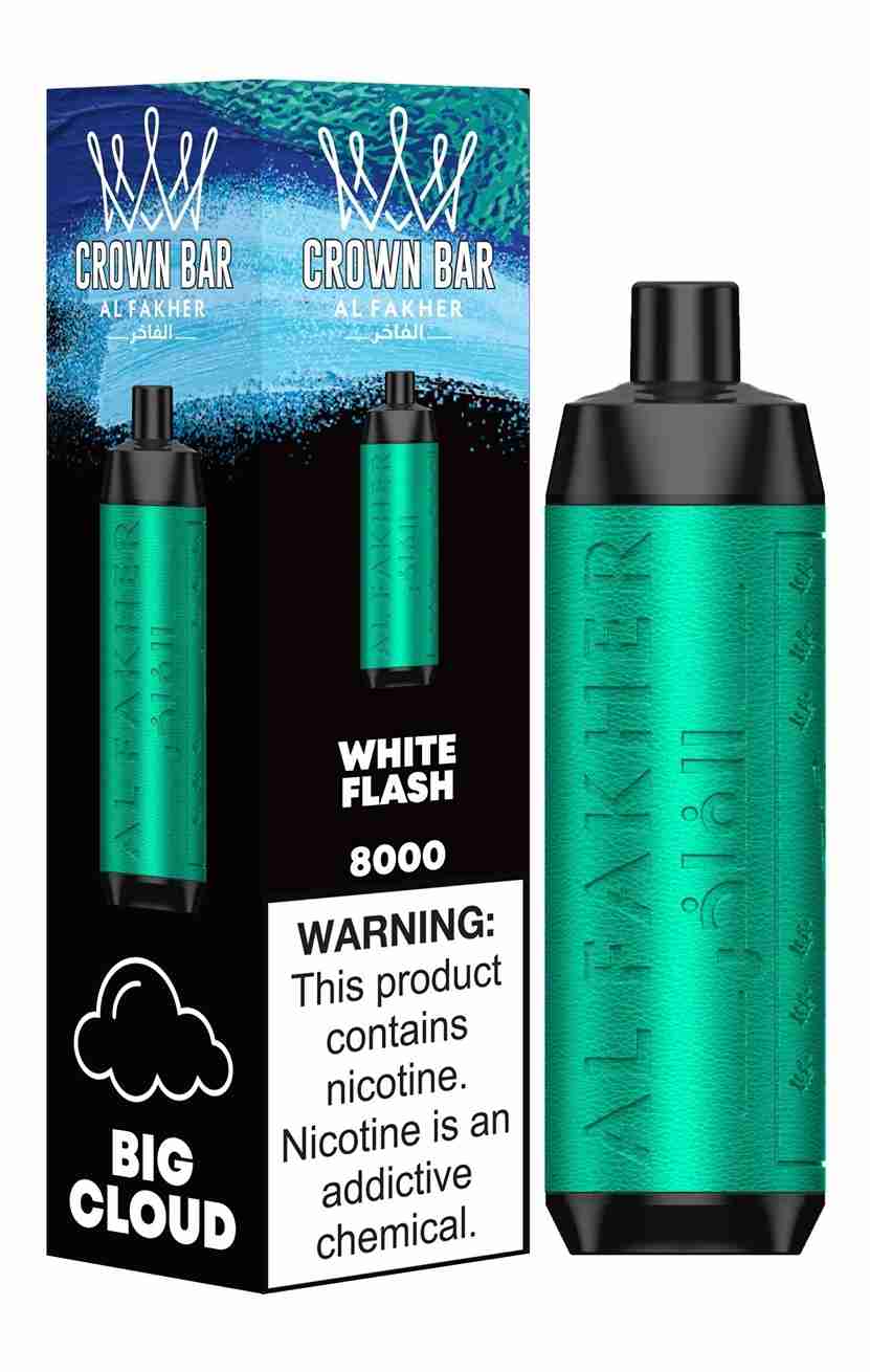 Al Fakher Crown Bar 8000 Puffs Prefilled Vape Kit - Box of 10
