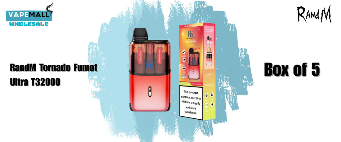 RandM Tornado Fumot Ultra T32000 Box of 5 Wholesale UK