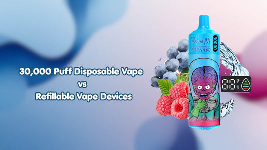 30,000 Puff Disposable Vape vs. Refillable Vape Devices