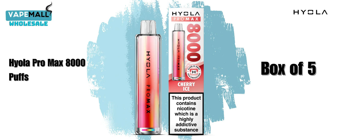 Hyola Pro Max 8000 Puffs Box of 5 – Wholesale & Bulk Buy UK