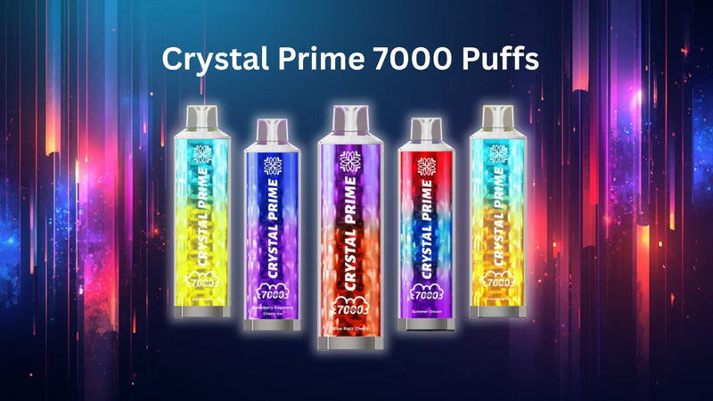 Crystal Prime 7000 Pineapple Kiwi Vape - 7000 Puffs