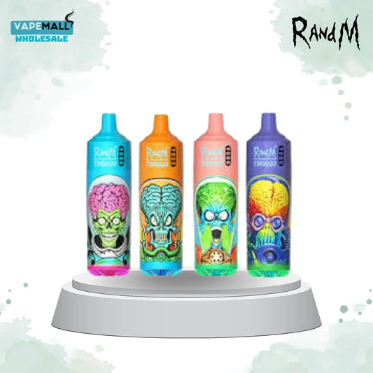 R and M 9000 Puffs Box of 10 – Best Wholesale Vape Deal UK