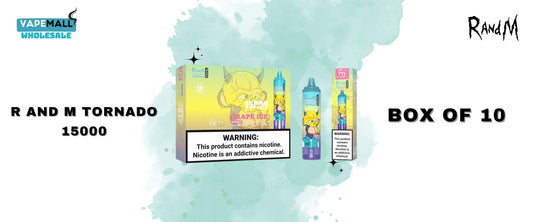 R and M Tornado 15000 box of 10