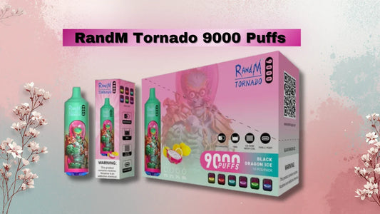 R and M Tornado 9000 Puffs Box of 10 - Premium Vaping