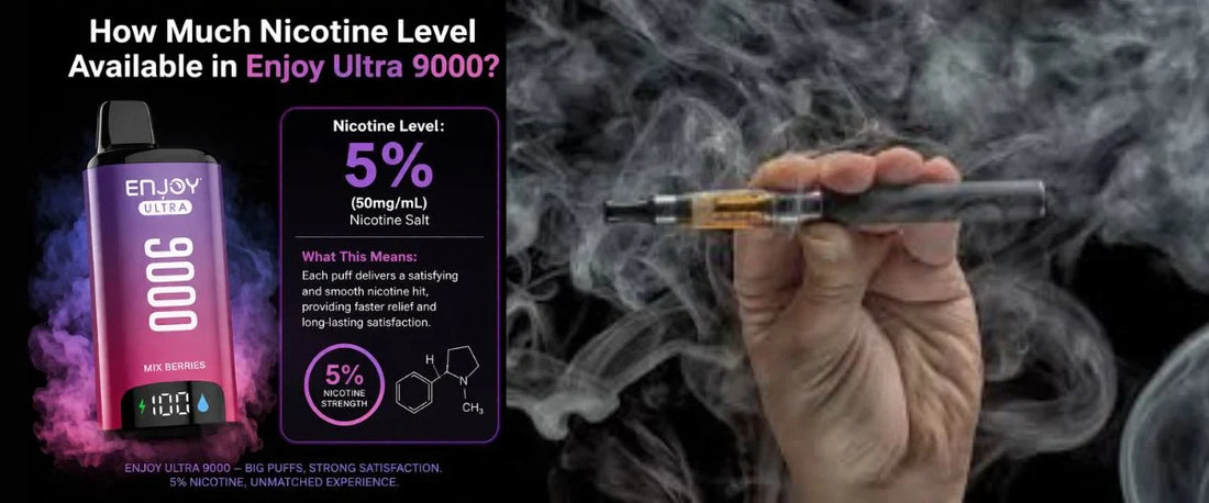 Are Different Nicotine Levels Available in Enjoy Ultra 9000?