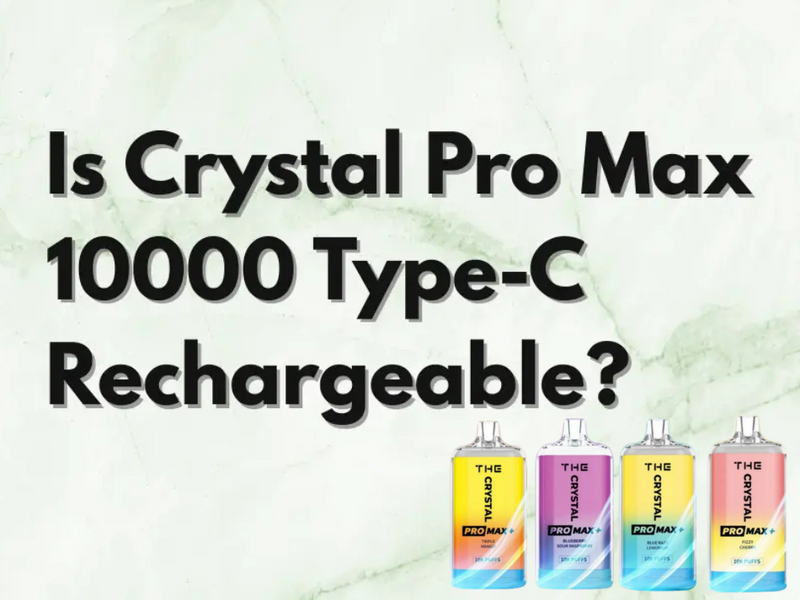 Is the Crystal Pro Max 10k Type-C Rechargeable?