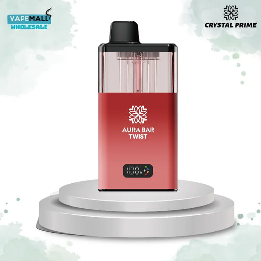 Crystal Prime Aura Bar Twist 40k Vape Kit - Box of 5