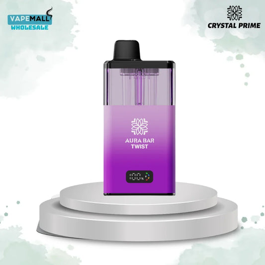 Crystal Prime Aura Bar Twist 40k Vape Kit - Box of 5