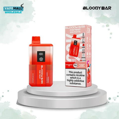 Bloody Bar Pod Twist 20K Prefilled Pod Kit Box of 5 Bloody Bar Pod Twist 20K Prefilled Pod Kit Box of 5