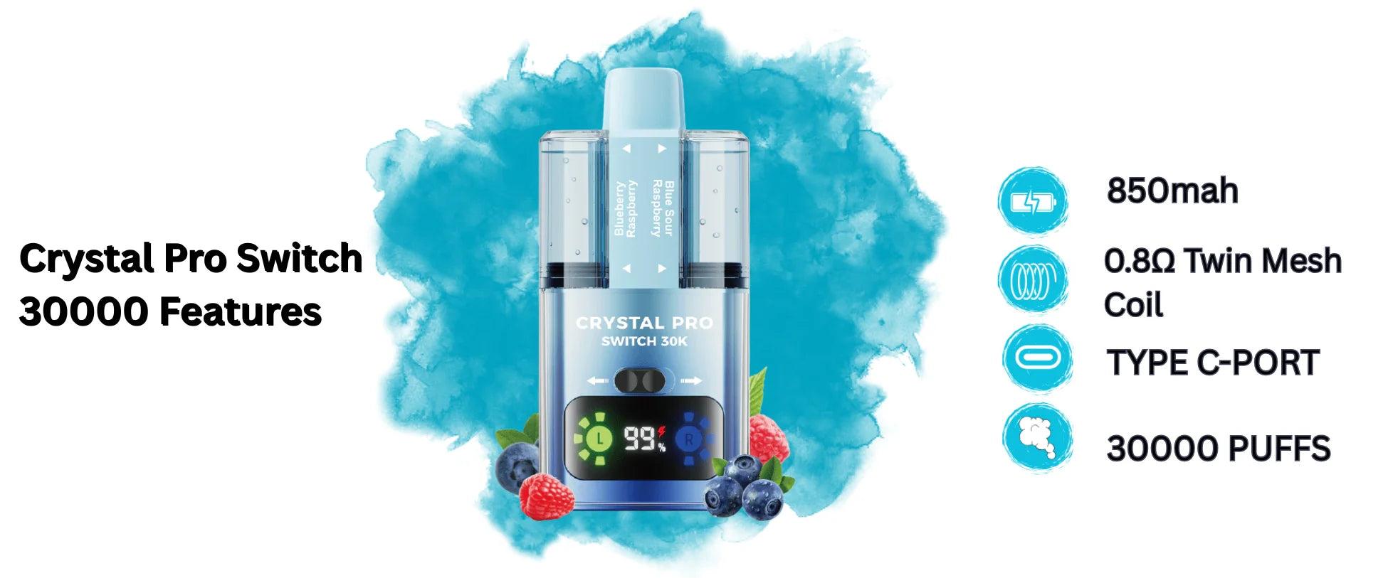Crystal Pro Switch 30000 Features