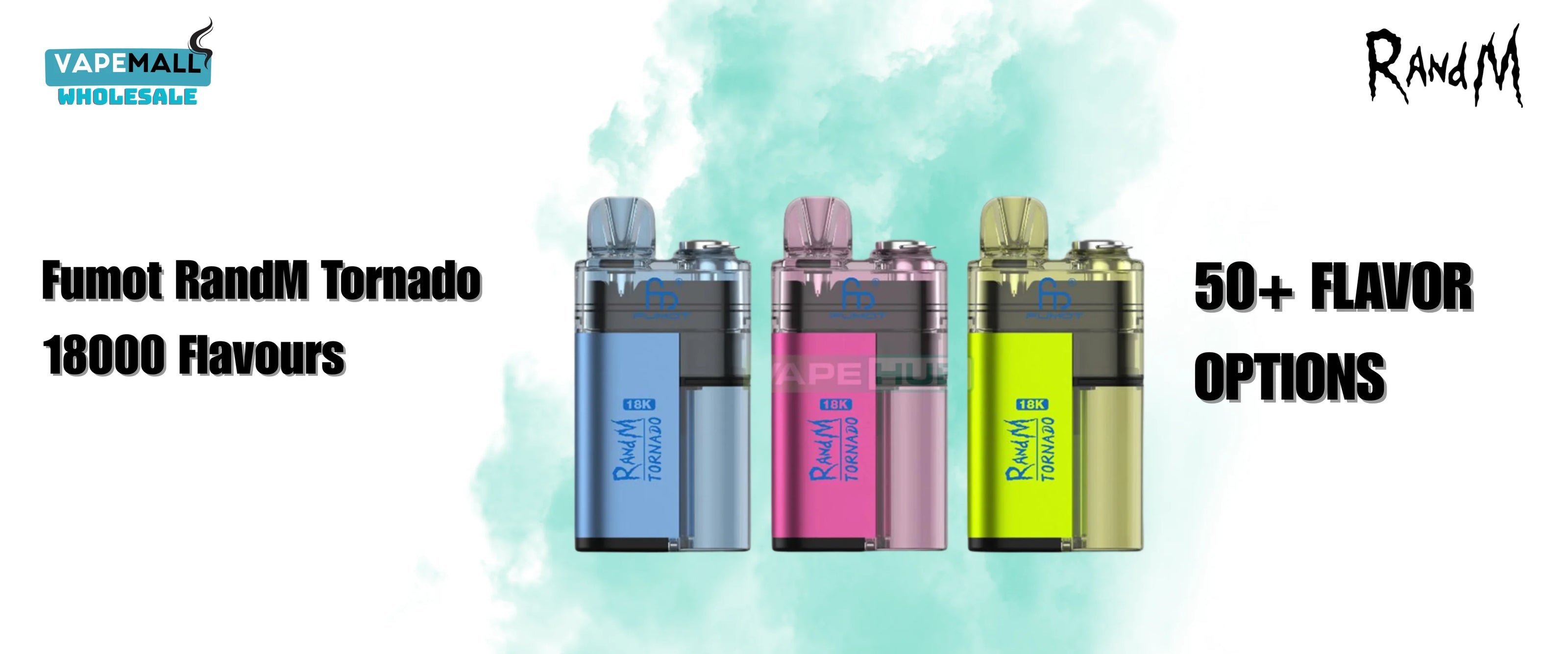 Fumot RandM Tornado 18K prefilled vape Box of 5, 22.50 Fumot RandM Tornado 18K prefilled vape Box of 5, 22.50