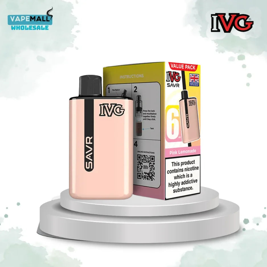 IVG SAVR 3000 Prefilled pod vape kit Box of 5