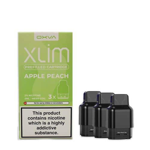 Oxva Xlim Prefilled E-liquid Pods Cartridges - Pack of 3-Apple Peach