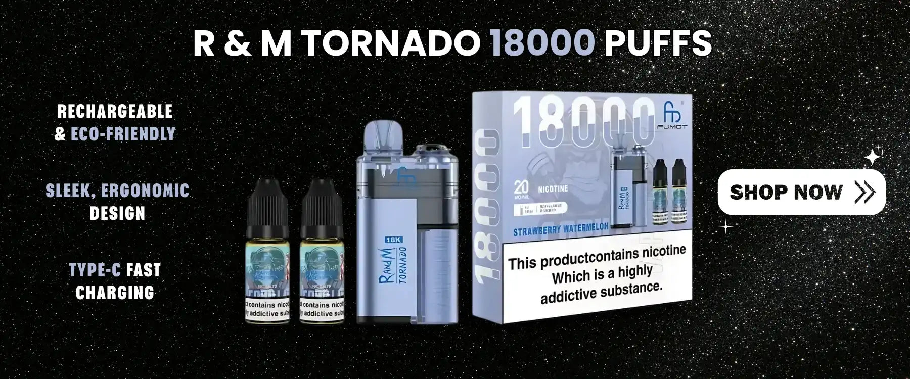 RandM Tornado 18000 Puffs