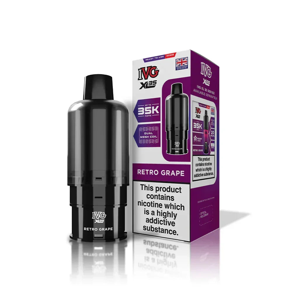 IVG XL 35K Prefilled Replacement Pods - Box of 5