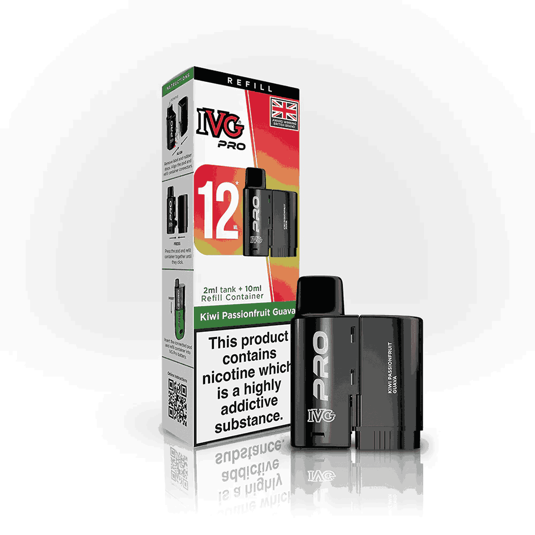 IVG Pro 12 10K Prefilled Replacement Pods - Box of 5