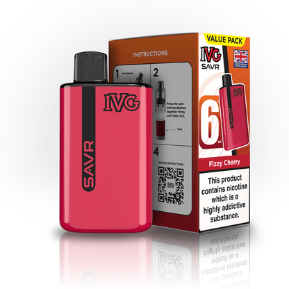 IVG SAVR 3000 Disposable Starter Vape - Pack of 5 - Flavour