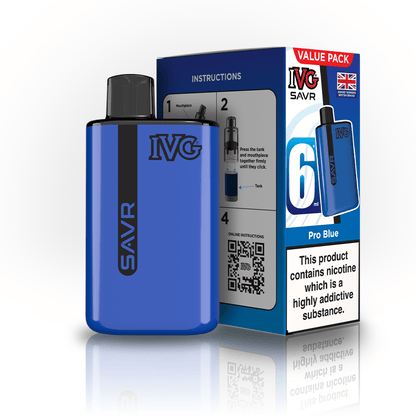 IVG SAVR 3000 Disposable Starter Vape - Pack of 5 - Flavour
