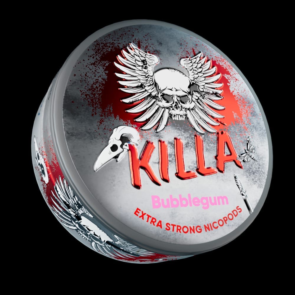 killa-nicopods-bubblegum-128mg-box-of-10