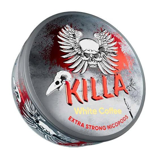 killa-nicopods-white-coffee-128mg-box-of-10